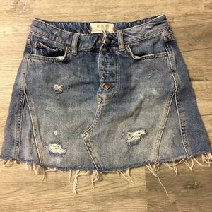 FP denim skirt